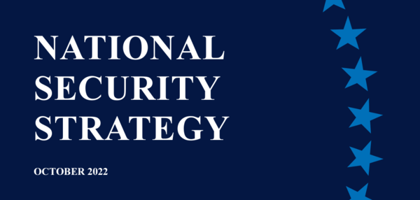 ▲ 10월 12일 발표된 바이든 정부의 국가안보전략보고서 표지