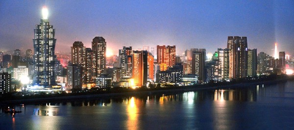 ▲ 평양의 야경