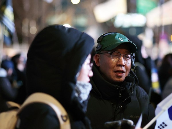 ▲ 김지호 ‘윤석열 즉각 퇴진·사회대개혁 비상행동’ 행사기획팀장 ⓒ함형재 현장기자
